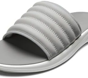 OLUKAI Komo Men's Slide Sandals - Water-Friendly with Cushioned Strap for All-Day Comfort & Support - Perfect for Beach