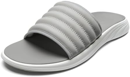 OLUKAI Komo Men's Slide Sandals - Water-Friendly with Cushioned Strap for All-Day Comfort & Support - Perfect for Beach
